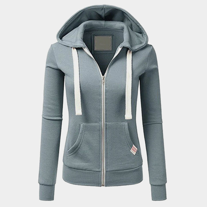 Kapuzenpullover | Damen Reißverschluss Kapuzenpullover | Langarm