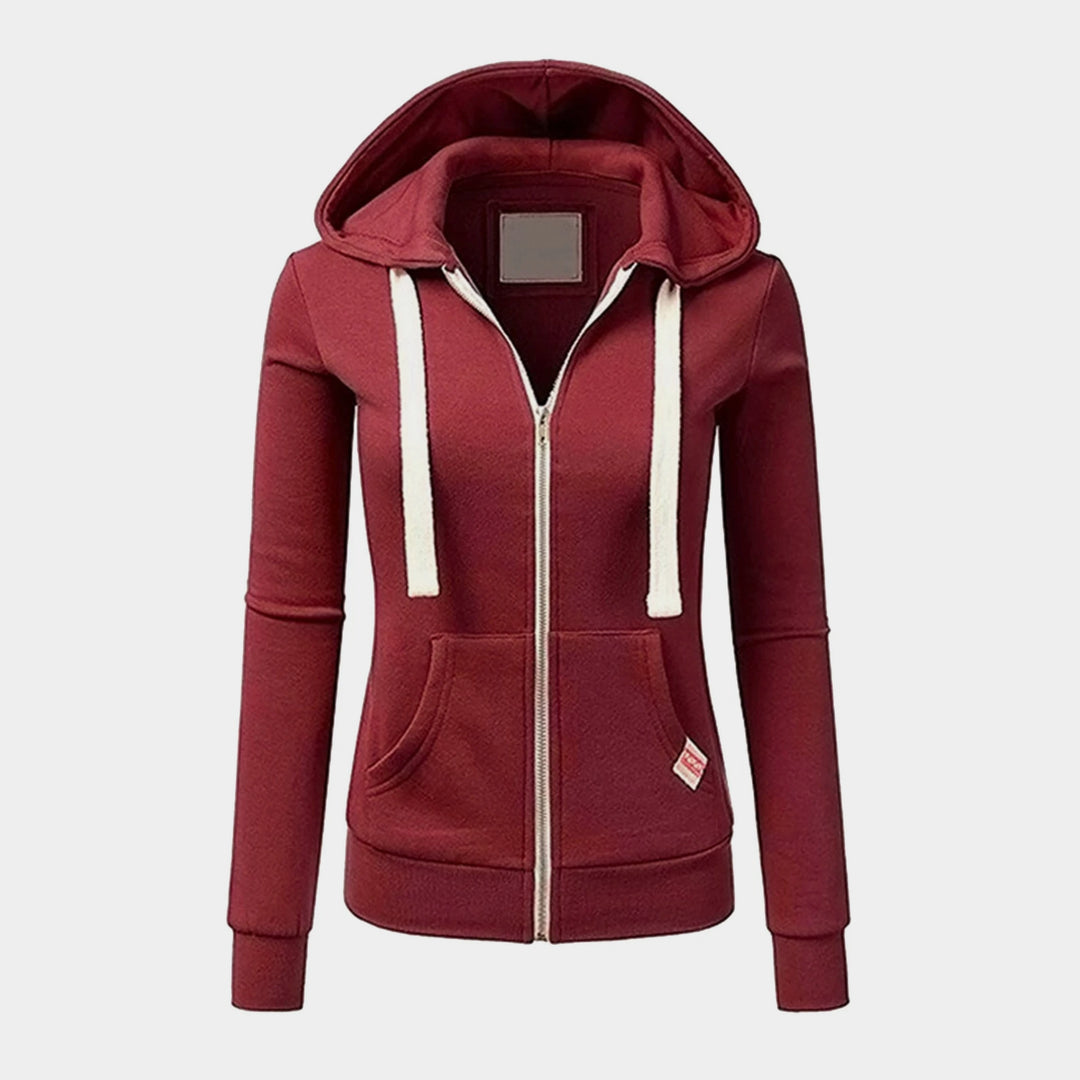 Kapuzenpullover | Damen Reißverschluss Kapuzenpullover | Langarm