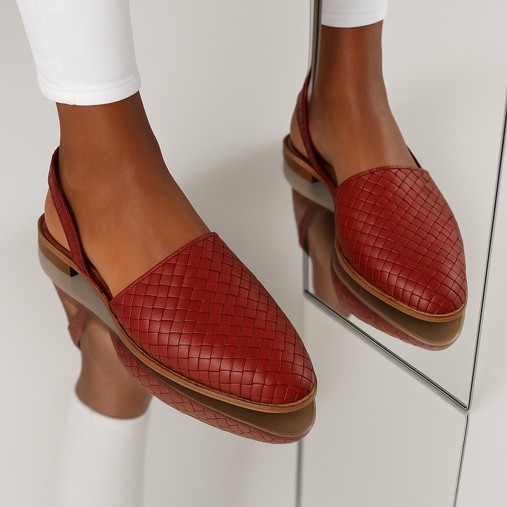 Damen Geflochtene Slipper | Atmungsaktive Passform