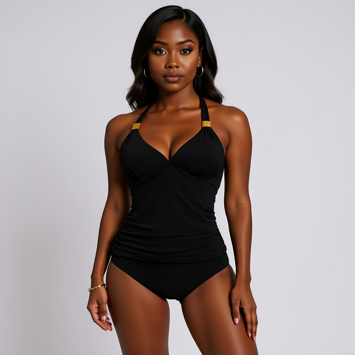 Damen Zweiteiliger Tankini | Formender Schnitt
