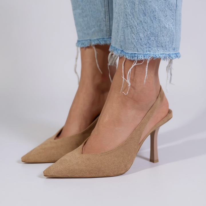 Damen Spitz Pumps | Slingback Design