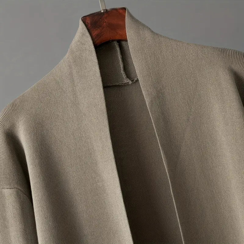 Damen 3 Teiliges Strickset Cardigan Top Hose | Komfort Lounge Set