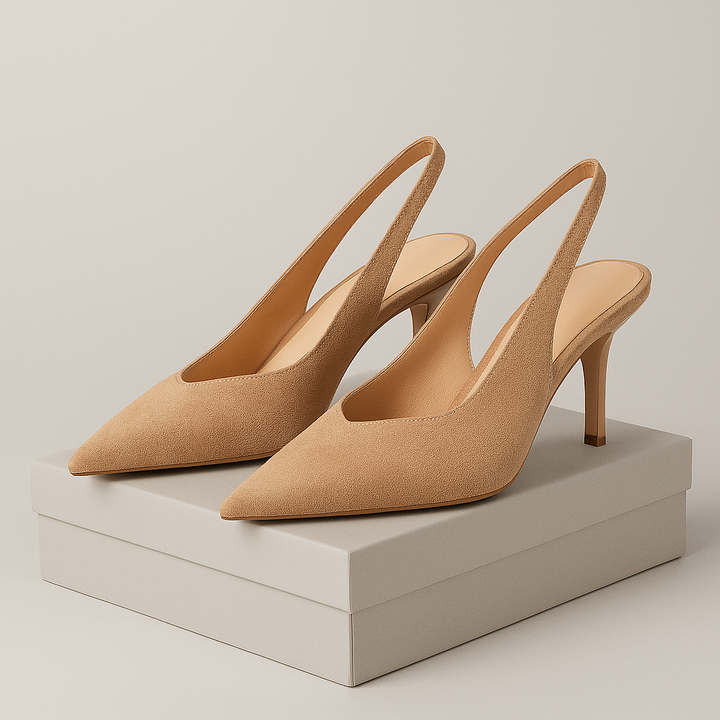 Damen Spitz Pumps | Slingback Design