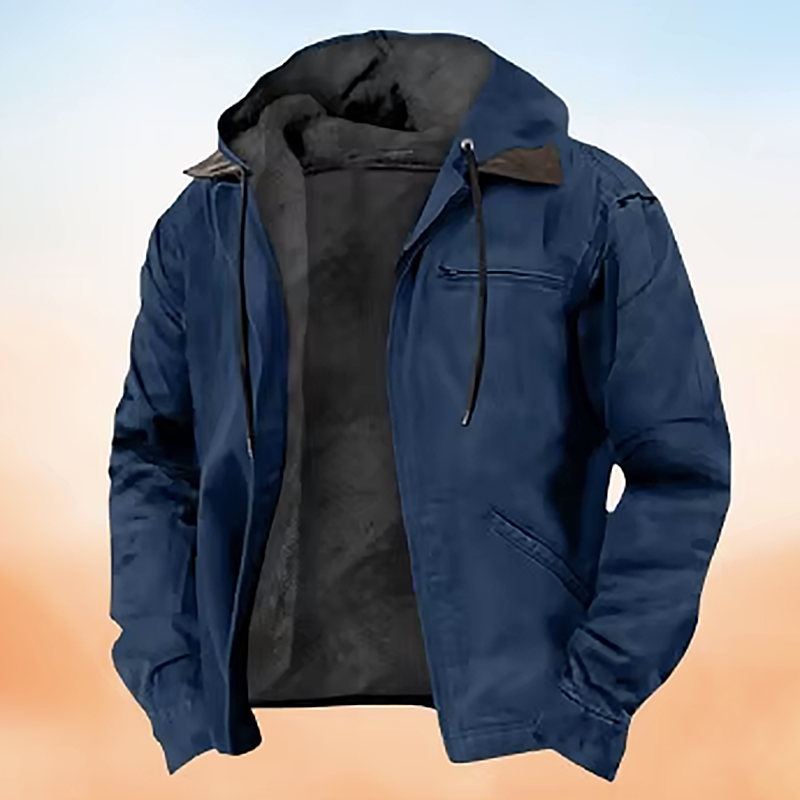 Herren Winterjacke Kapuze | Funktional