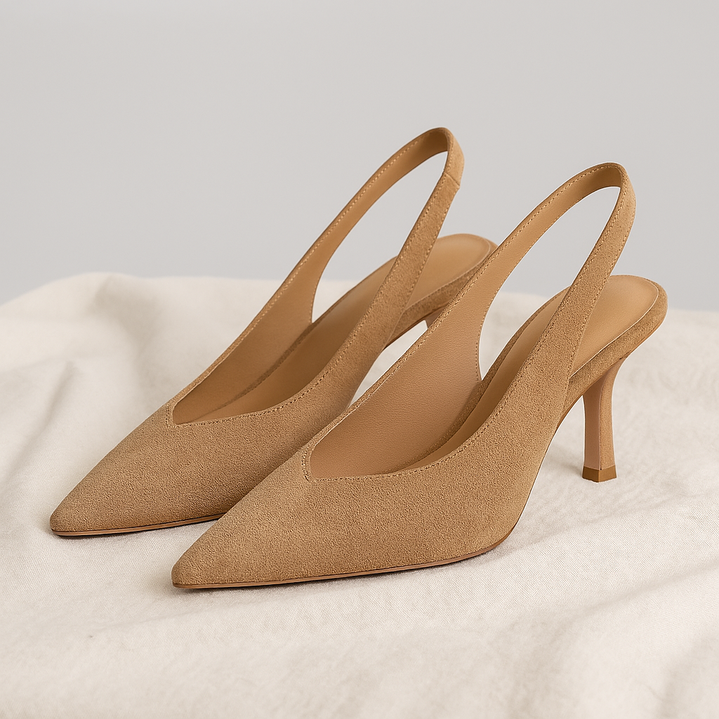 Damen Spitz Pumps | Slingback Design