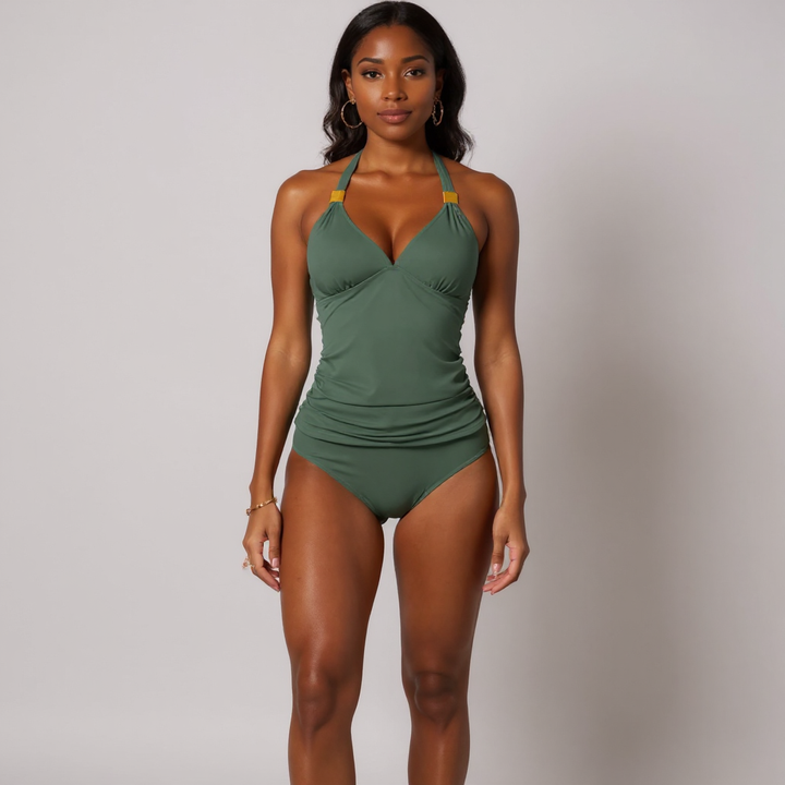 Damen Zweiteiliger Tankini | Formender Schnitt