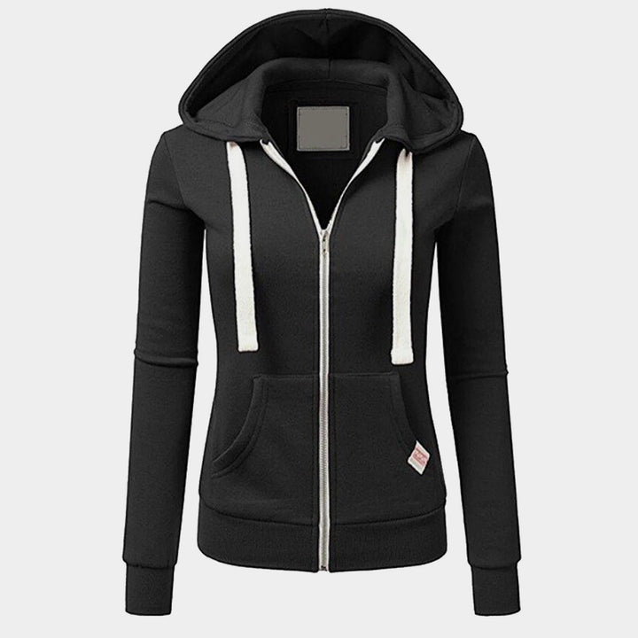 Kapuzenpullover | Damen Reißverschluss Kapuzenpullover | Langarm