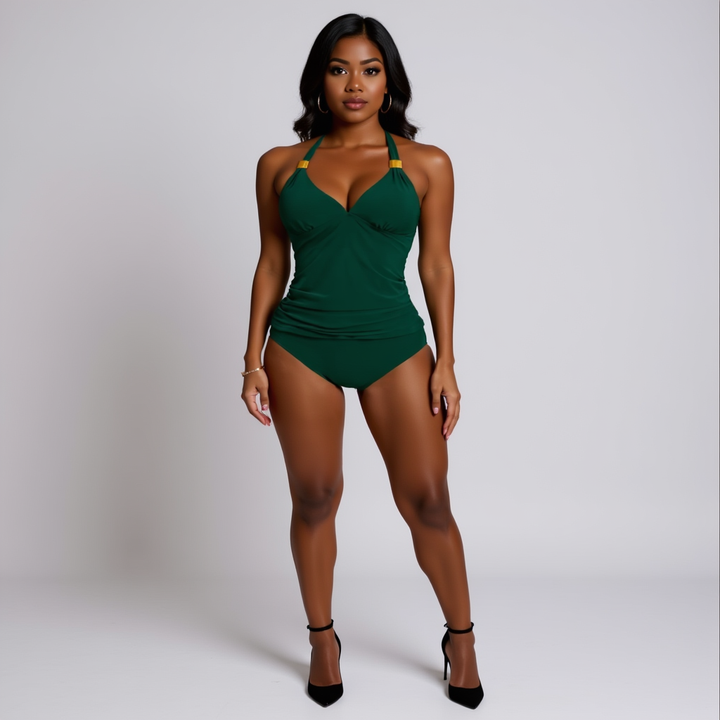 Damen Zweiteiliger Tankini | Formender Schnitt