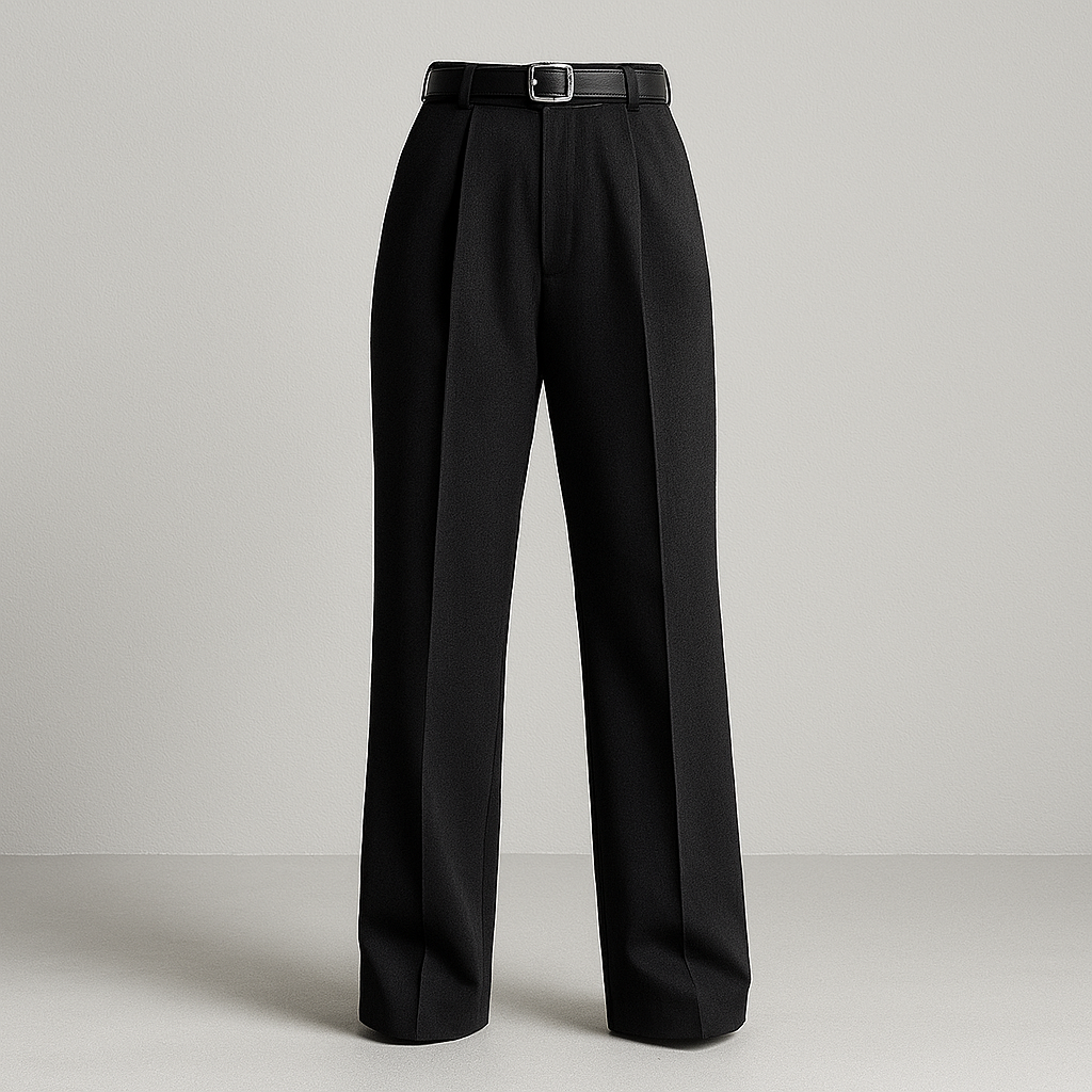 Damen Weitgeschnittene Hose | Gerader Schnitt