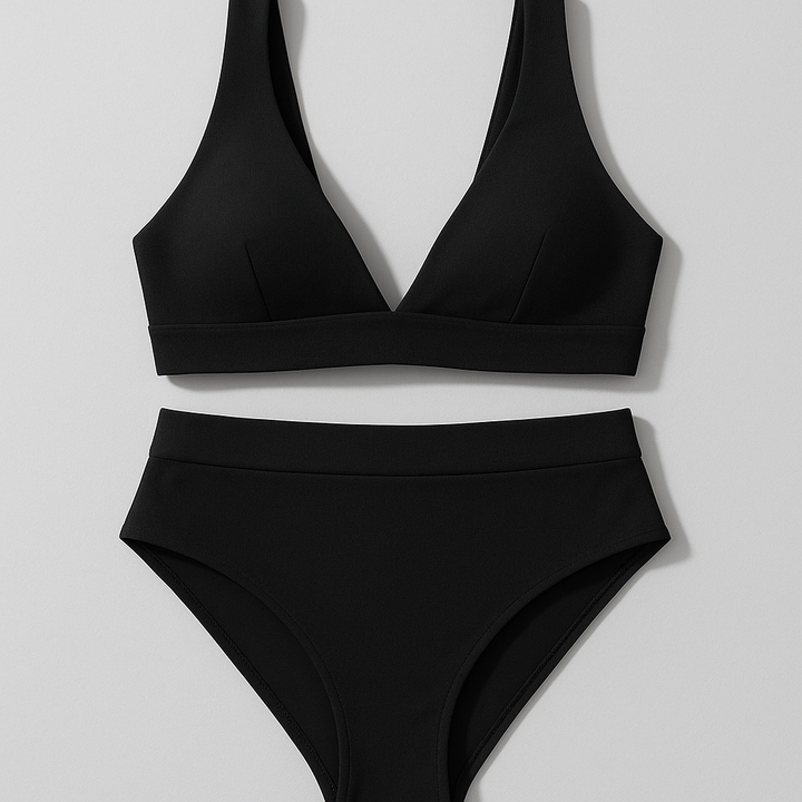 Damen Zweiteiliger Bikini | Hohe Taille
