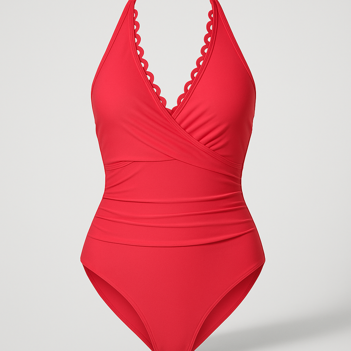 Damen Figurformender Badeanzug | Kreuzrücken Design