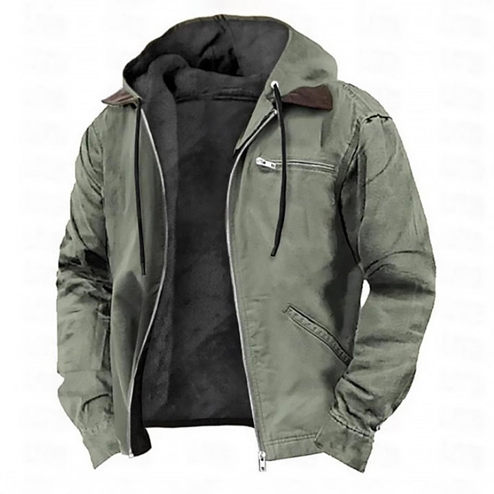 Herren Winterjacke Kapuze | Funktional
