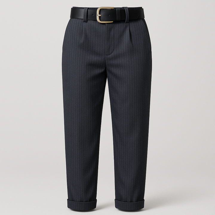 Damen Taillierte Stoffhose | Gerader Schnitt