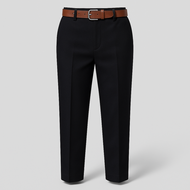 Damen Taillierte Stoffhose | Gerader Schnitt