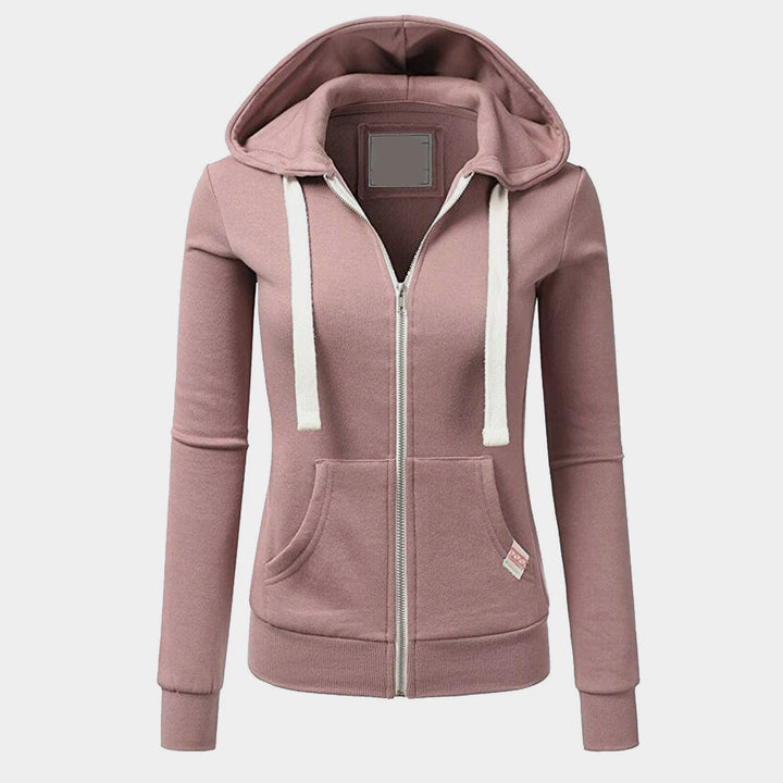 Kapuzenpullover | Damen Reißverschluss Kapuzenpullover | Langarm